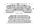 u shaped Sofa