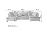 u shaped Sofa