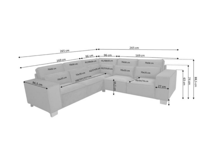 Double Corner Sofa