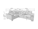 4 seater corner sofa