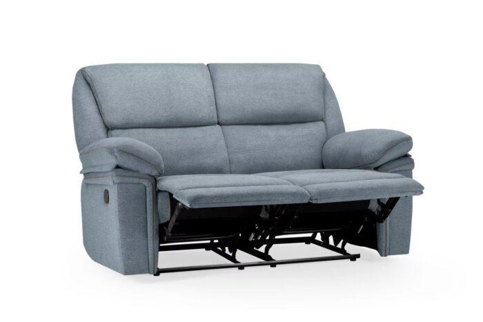 2 seater recliner sofa grey
