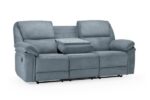 3 seater recliner sofa grey