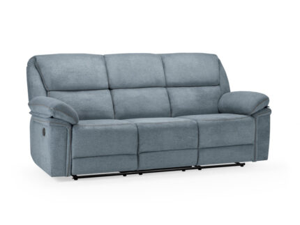 3 seater recliner sofa grey