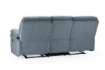 3 seater recliner sofa grey