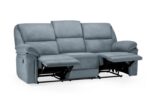 3 seater recliner sofa grey