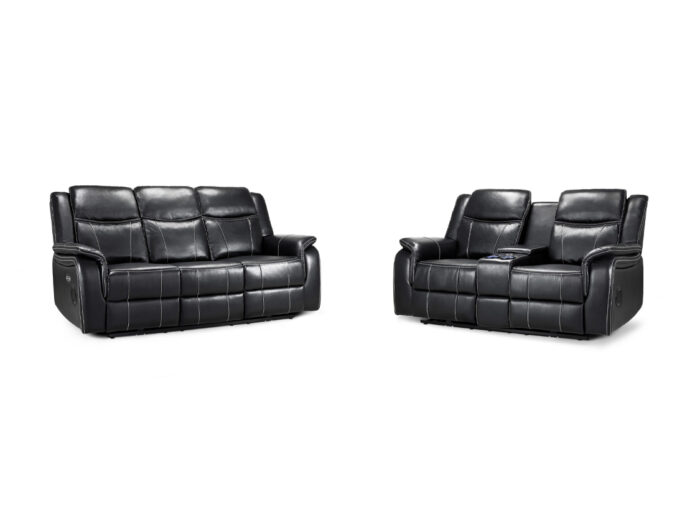 Galaxy Tech 3+2 Seater Recliner Sofa Set